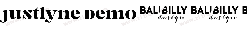 Justlyne Demo字体转换